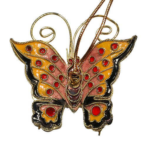 Schmetterling, Deko, Cloisonne Emaille, 0396 - zum Schließen ins Bild klicken